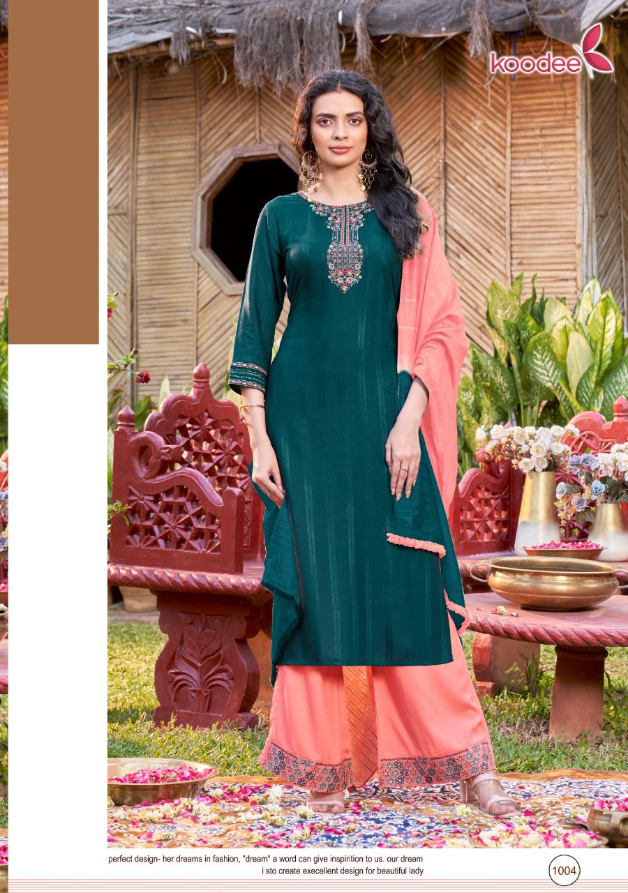 Koodee Pehchan 7 New Ethnic Wear Designer Fancy Kurti Bottom With Dupatta Readymade Collection